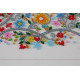 Bead Embroidery Kit on Art Canvas "Wedding certificate"