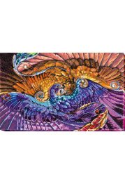 Bead Embroidery Kit on Art Canvas "Two elements"