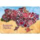 Bead Embroidery Kit on Art Canvas "Embroidered Ukraine"