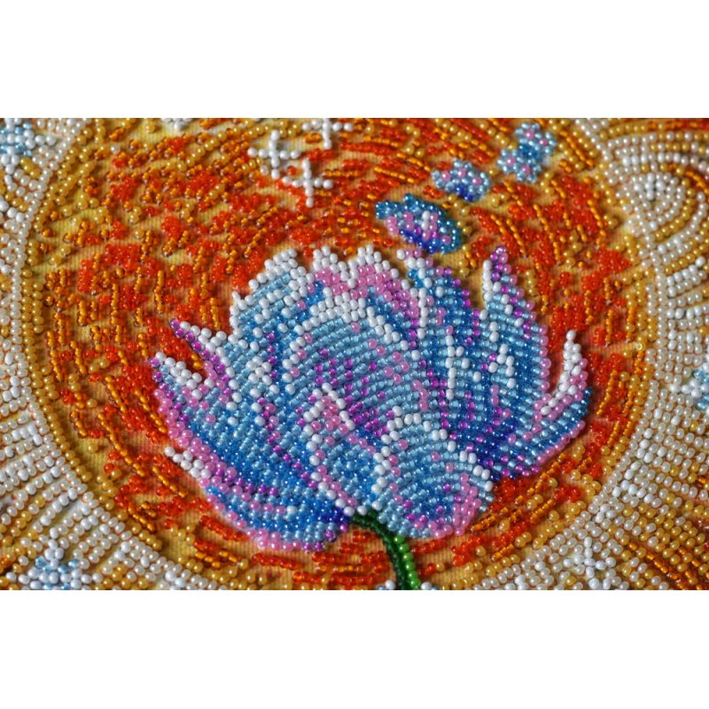 Bead Embroidery Kit on Art Canvas "Magic shine"
