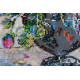 Bead Embroidery Kit on Art Canvas "Brightening"