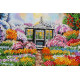 Bead Embroidery Kit on Art Canvas "seasons"