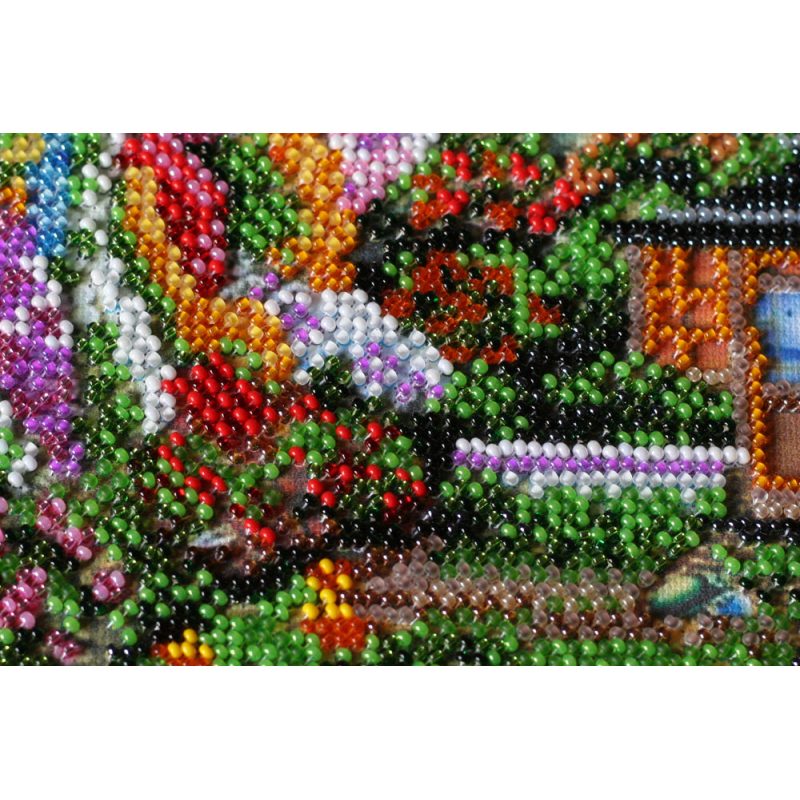 Bead Embroidery Kit on Art Canvas "seasons"