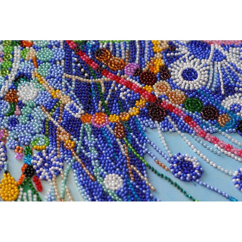 Bead Embroidery Kit on Art Canvas "Camel"