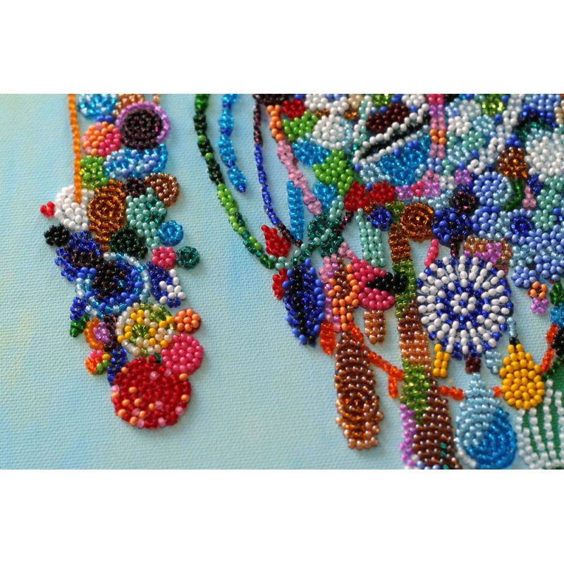 Bead Embroidery Kit on Art Canvas "Camel"
