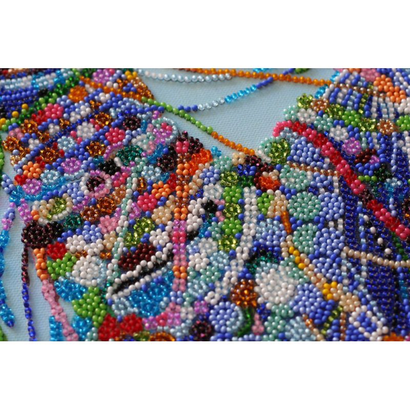 Bead Embroidery Kit on Art Canvas "Camel"