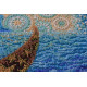 Bead Embroidery Kit on Art Canvas "Moonlight Sonata"