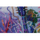Bead Embroidery Kit on Art Canvas "Guitar sounds"