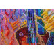 Bead Embroidery Kit on Art Canvas "Guitar sounds"