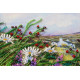 Bead Embroidery Kit on Art Canvas "Music of herbs"