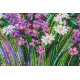 Bead Embroidery Kit on Art Canvas "Music of herbs"
