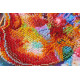 Bead Embroidery Kit on Art Canvas "Sparks of sound"
