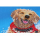 Bead Embroidery Kit on Art Canvas "A sea of joy"
