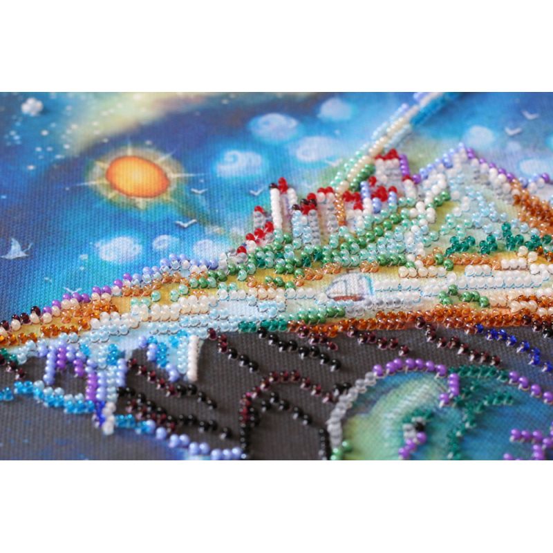 Bead Embroidery Kit on Art Canvas "Universe"