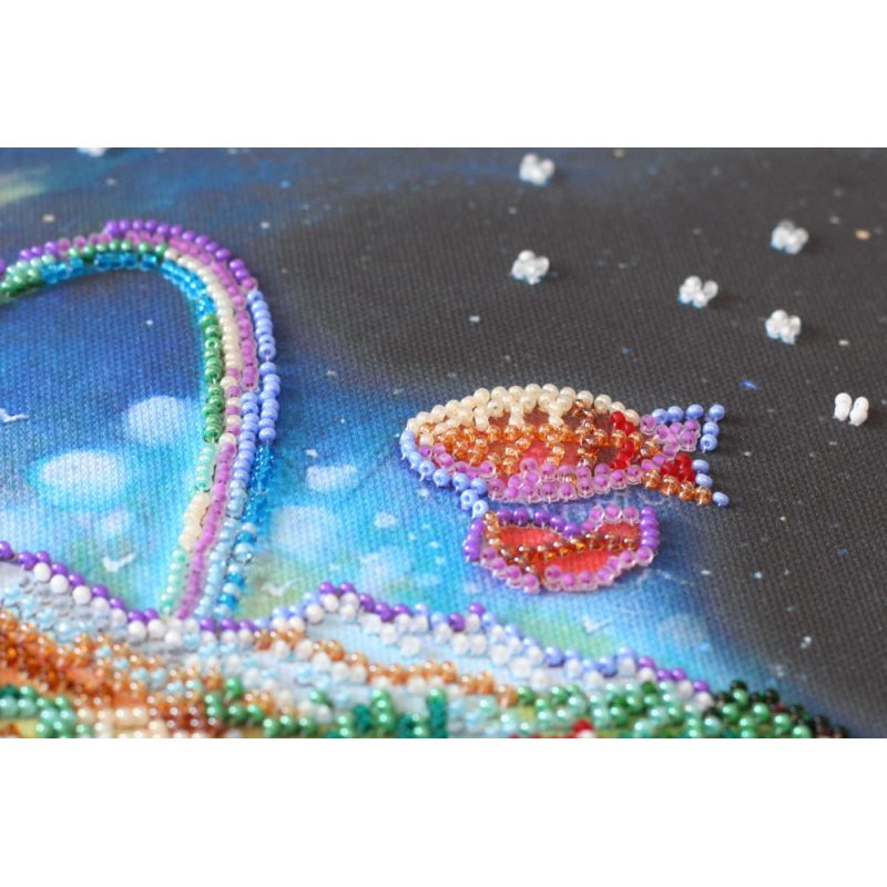 Bead Embroidery Kit on Art Canvas "Universe"