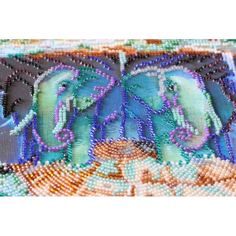 Bead Embroidery Kit on Art Canvas "Universe"