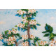 Bead Embroidery Kit on Art Canvas "Flowers on the shore"