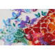 Bead Embroidery Kit on Art Canvas "Spotty giraffes"