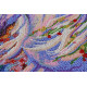 Bead Embroidery Kit on Art Canvas "Messenger of happiness"