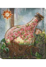 Bead Embroidery Kit on Art Canvas "Exactly"