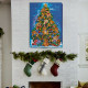 Bead Embroidery Kit on Art Canvas "Wonder-tree"