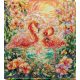 Bead Embroidery Kit on Art Canvas "Awe of the senses"