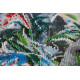 Bead Embroidery Kit on Art Canvas "Bamboo bear"