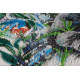 Bead Embroidery Kit on Art Canvas "Bamboo bear"