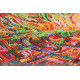 Bead Embroidery Kit on Art Canvas "The awakening of love"
