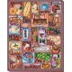 Bead Embroidery Kit on Art Canvas "Gourmet alphabet"