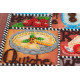 Bead Embroidery Kit on Art Canvas "Gourmet alphabet"