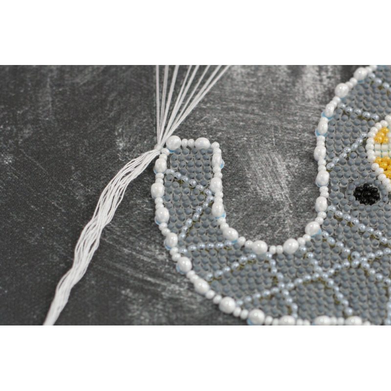 Набір для вишивання бісером на художньому полотні "Слоненя з кульками"