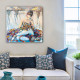 Bead Embroidery Kit on Art Canvas "After the premiere"