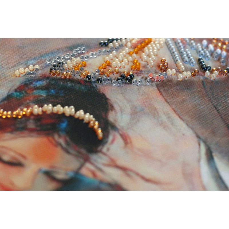 Bead Embroidery Kit on Art Canvas "After the premiere"