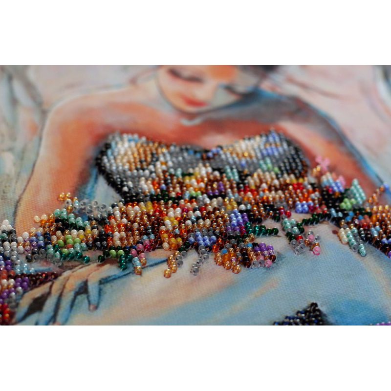 Bead Embroidery Kit on Art Canvas "After the premiere"