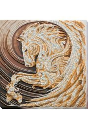 Bead Embroidery Kit on Art Canvas "Pegasus"