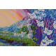 Bead Embroidery Kit on Art Canvas "Crystal spray fly"