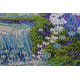 Bead Embroidery Kit on Art Canvas "Crystal spray fly"