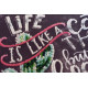 Bead Embroidery Kit on Art Canvas "Life is beautiful"
