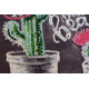 Bead Embroidery Kit on Art Canvas "Life is beautiful"