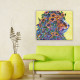Bead Embroidery Kit on Art Canvas "Sun symbol"