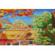 Bead Embroidery Kit on Art Canvas "Beauty of autumn"