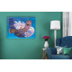 Bead Embroidery Kit on Art Canvas "On the wings of the night"