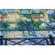 Bead Embroidery Kit on Art Canvas "Shining blue"