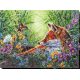 Bead Embroidery Kit on Art Canvas "In grass"
