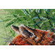 Bead Embroidery Kit on Art Canvas "In grass"