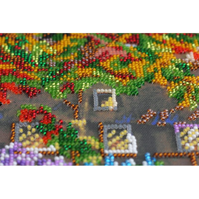 Bead Embroidery Kit on Art Canvas "Bridge"