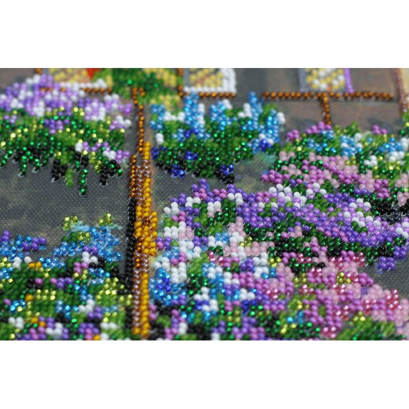 Bead Embroidery Kit on Art Canvas "Bridge"