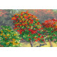Bead Embroidery Kit on Art Canvas "Bridge"