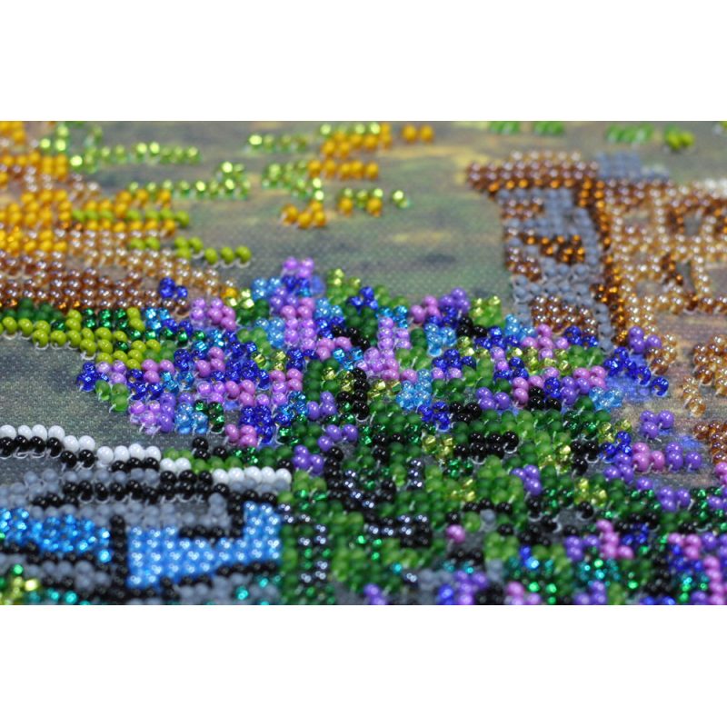 Bead Embroidery Kit on Art Canvas "Bridge"